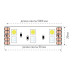Светодиодная лента SWG 28,8W/m 120LED/m 5050SMD RGB/ холодный белый 5M 000969