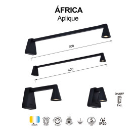 Настенный светильник Mantra Africa 9412