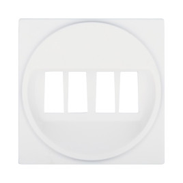 Накладка LK Studio аудио-розетки (белый) 857404-1