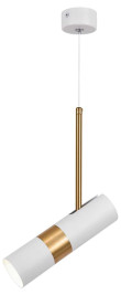 Подвесной светильник ЭРА PL33 WH/GD MR16 GU10 Б0061381