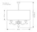 Подвесная люстра KUTEK MOOD Tivoli TIV-ZWD-3(N)