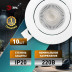 Светильник светодиодный встраиваемый ЭРА KL LED 25A-5 4K WH SET 10 5Вт 4000К круглый поворотный белый набор 10 шт Б0070938