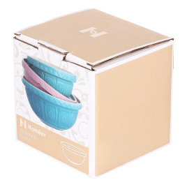 Набор чаш Cane, 12 см, 4 шт, коричневый, жёлтый