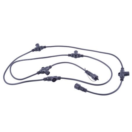 Провод-шина для гирлянд Uniel UCX-F90 T05/2M/BK UL-00013221