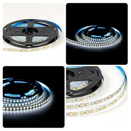 Светодиодная лента OGM 9,6W/m 120LED/m 2835SMD холодный белый 5M LSE-258