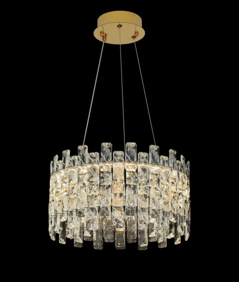 Люстра подвесная Alfa Light F4024-33 400mm SDG LED