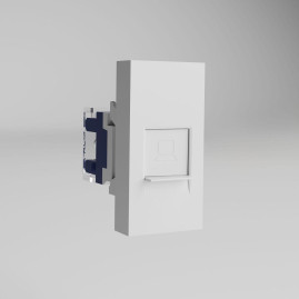 Модульная розетка Ethernet RJ-45 Werkel белый W1281101 4690389211751