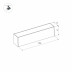 Трековый светодиодный светильник для магнитного шинопровода Arlight Mag-Flat-45-L805-24W Warm3000 026956