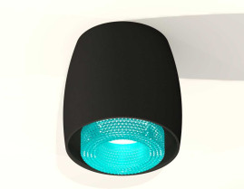 Комплект накладного светильника Ambrella light Techno Spot XS1142023 SBK/BL черный песок/голубой (C1142, N7194)