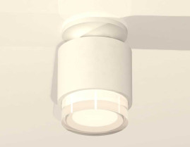 Комплект накладного светильника Ambrella light Techno Spot XS7510045 SWH/FR/CL белый песок/белый матовый/прозрачный (N7925, C7510, N7160)