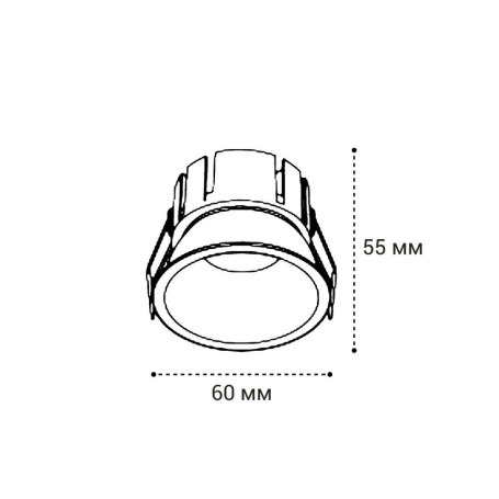 Встраиваемый светильник Italline IT06-6033 white 4000K