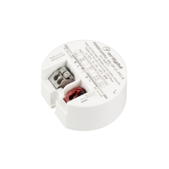 Блок питания ARJ-SP-21-PFC-R (21W, 15-42V, 0.45-0.5A) Arlight 048771