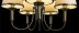 Подвесная люстра Arte Lamp Alice A3579LM-5AB