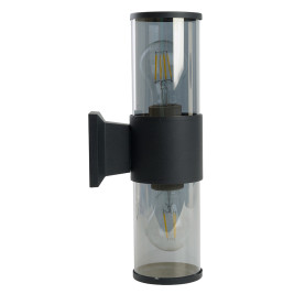 Светильник садово-парковый Feron DH1302, на стену вверх/вниз,  E27 230V, черный 51331