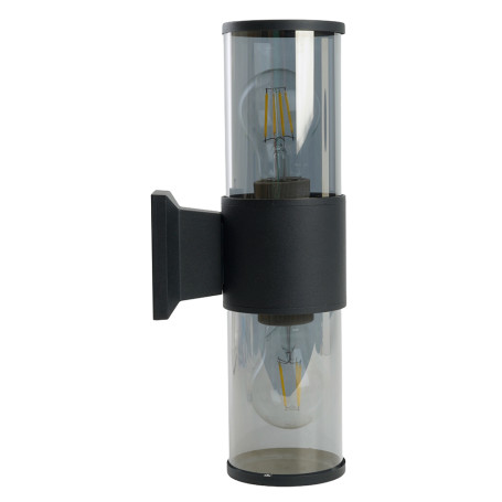 Светильник садово-парковый Feron DH1302, на стену вверх/вниз,  E27 230V, черный 51331