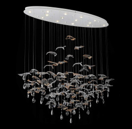 Подвесная люстра Newport 8220/140 С oval chrome М0071691