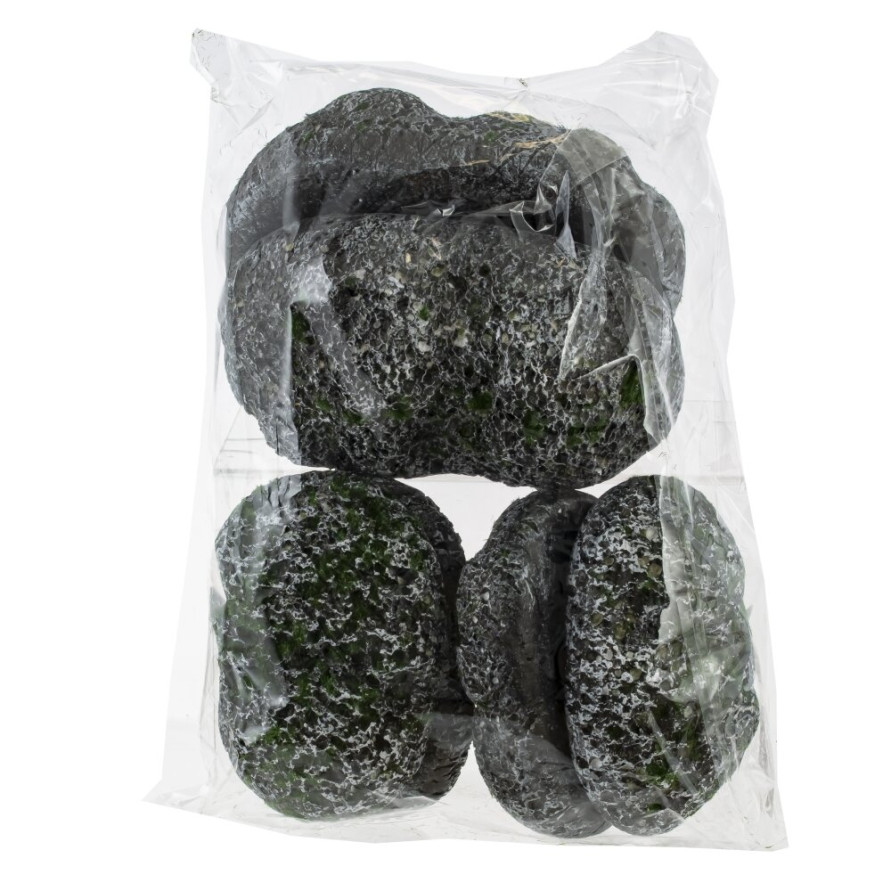 Камни декоративные, набор 6 шт, L25 W17 H9,5 см