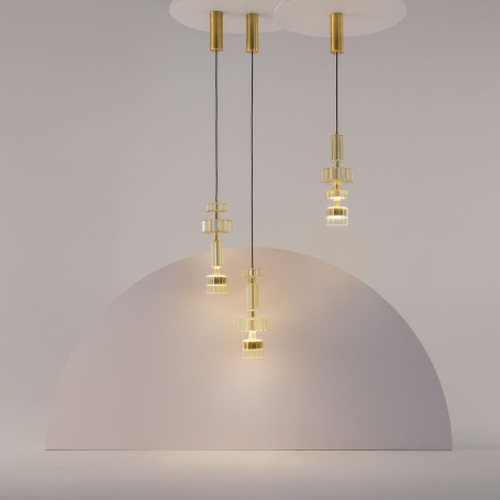 Подвесной светодиодный светильник Maytoni Level MOD253PL-L18BS3K3