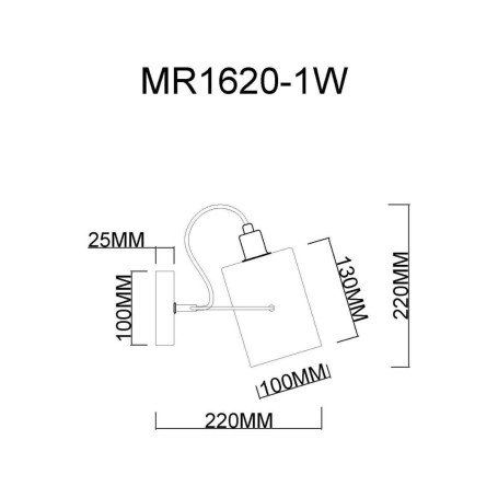 Бра MyFar Sara MR1620-1W