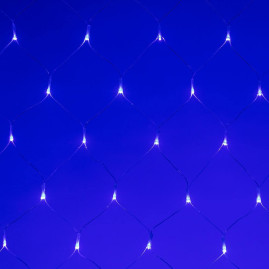Светодиодная гирлянда Ardecoled сеть 230V синий ARD-Netlight-Home-1500X1500-Clear-150Led Blue 024672