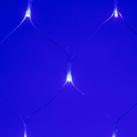 Светодиодная гирлянда Ardecoled сеть 230V синий ARD-Netlight-Home-1500X1500-Clear-150Led Blue 024672