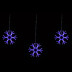 Светодиодная гирлянда Uniel занавес Снежинки-1 220V синий ULD-E1503-036/DTA Blue IP20 Snowflakes-1 UL-00001406