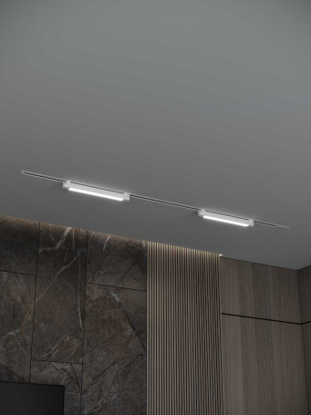 Встраиваемая однофазная трековая система Hesby Lighting Skylite №1 со светильниками HSBL_kompl_S001_VI2W4K