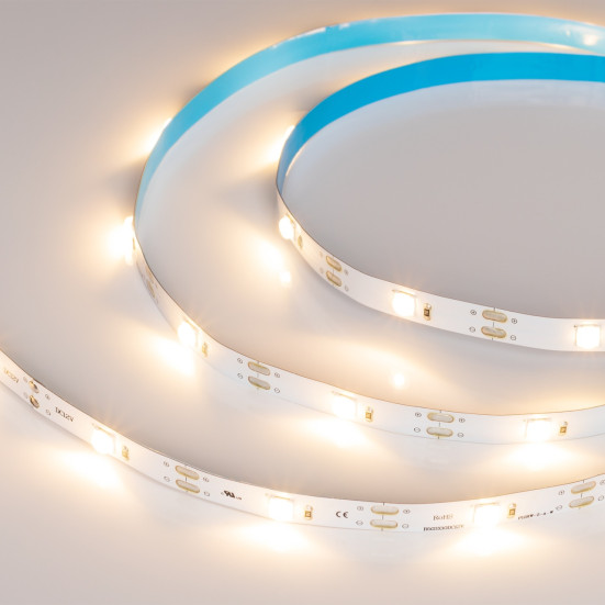 Светодиодная лента Arlight 10,5W/m 20LED/m 6060SMD теплый белый 5M 030895