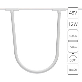 Трековый светодиодный светильник Arte Lamp Rapid A6167PL-1WH