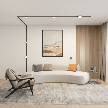 Трековый светодиодный светильник Denkirs Shine Flow DK5762-DN