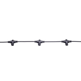 Провод-шина для гирлянд Uniel UCX-F90 T10/2M/BK UL-00013219