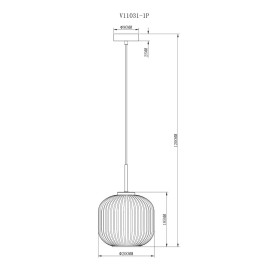 Подвесной светильник Moderli Ivory V11031-1P