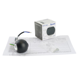 Светодиодный светильник стационарный Feron AL51 2*1W 4000K черный 51130