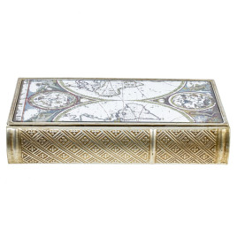 Шкатулка-книга с зеркальным элементом, L15,5 W5 H26 см