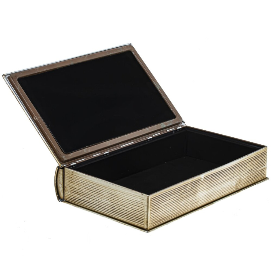 Шкатулка-книга с зеркальным элементом, L15,5 W5 H26 см