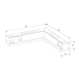 Коннектор L-образный Elektrostandard Titan Line 85006/00 a069719