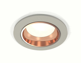 Комплект встраиваемого светильника Ambrella light Techno Spot XC6514005 SGR/PPG серый песок/золото розовое полированное (C6514, N6114)