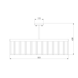 Потолочная люстра Bogates Eclipse 357/8 Smart