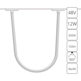 Трековый светодиодный светильник Arte Lamp Rapid A1167PL-1WH
