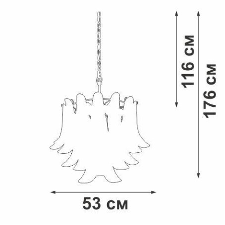 Подвесная люстра Vitaluce V5860-8/6