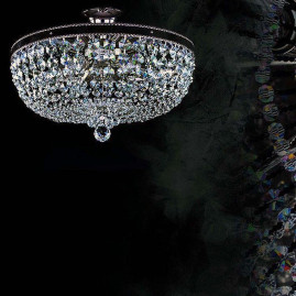 Потолочный светильник Artglass Gerta Dia 450 Nickel CE