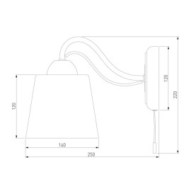 Бра Eurosvet Betty 70062/1 белый