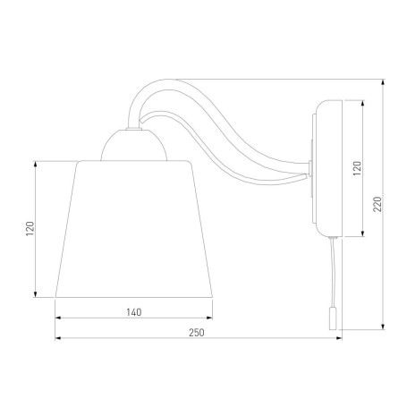 Бра Eurosvet Betty 70062/1 белый