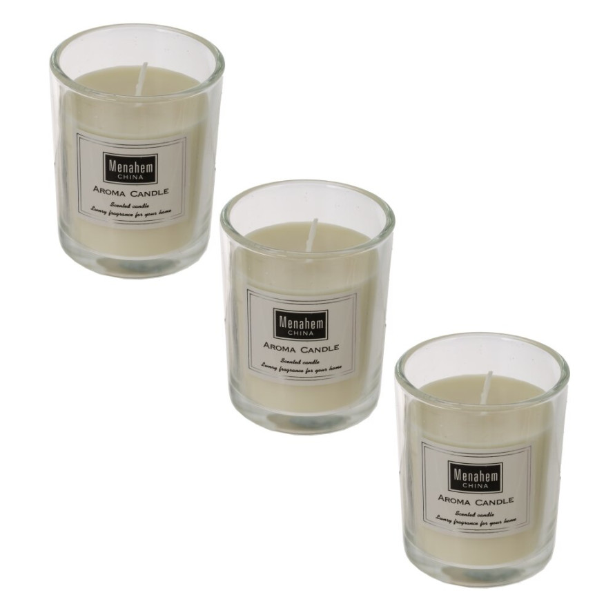 Набор из 3-х свечей ароматических, D 4.5 см, L20 W9,5 H5,5 см