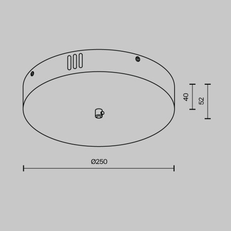 Аксессуар Maytoni Technical CA031B-B