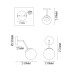 Бра MyFar Solve MR1321-1W