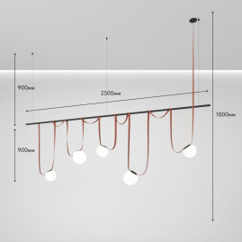 Трековая ременная система Denkirs Belty Set DK55SET08-01-BR