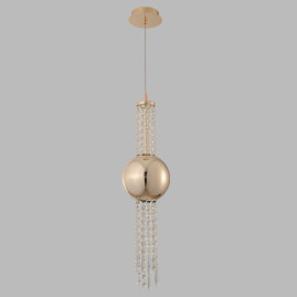 Подвесной светодиодный светильник Crystal Lux Navajo SP3W Led Gold
