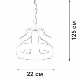 Подвесной светильник Vitaluce V1350-7/1