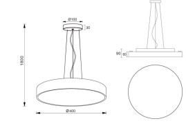 Подвесной светодиодный светильник Deko-Light Menkar 342202